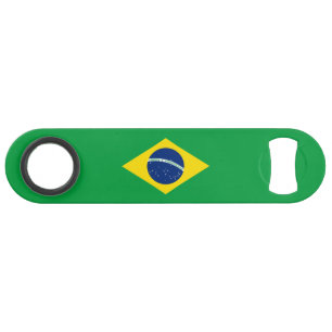 Patriotische Flagge Brasilien Speed Flaschenöffner