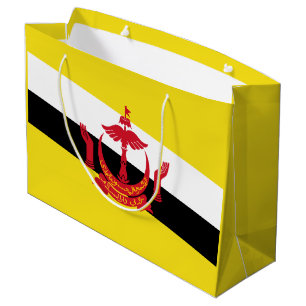 Patriotische Flagge Bruneis Große Geschenktüte