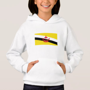 Patriotische Flagge Bruneis Hoodie
