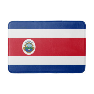 Patriotische Flagge Costa Ricas Badematte