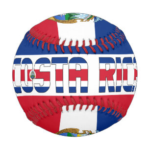 Patriotische Flagge Costa Ricas Baseball