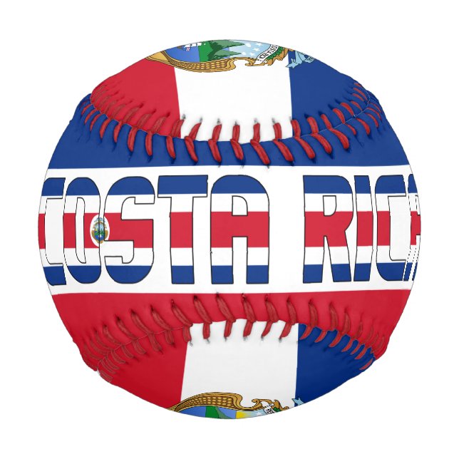 Patriotische Flagge Costa Ricas Baseball (Vorderseite)