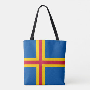 Patriotische Flagge der Åland-Inseln