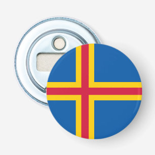 Patriotische Flagge der Åland-Inseln Flaschenöffner