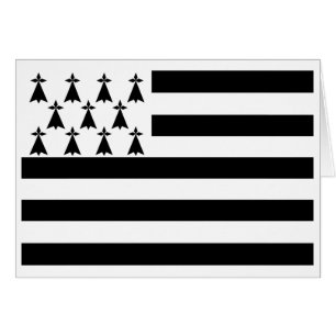 Patriotische Flagge der Bretagne