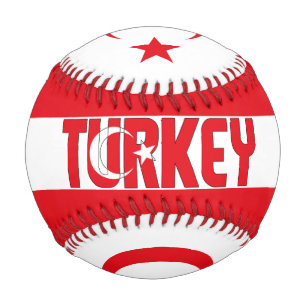 Patriotische Flagge der Türkei Baseball