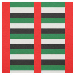 Patriotische Flagge der Vereinigten Arabischen Emi Stoff