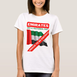 Patriotische Flagge der Vereinigten Arabischen Emi T-Shirt