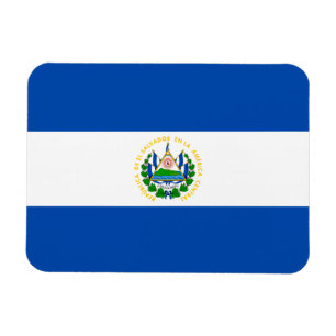 Patriotische Flagge El Salvadors Magnet