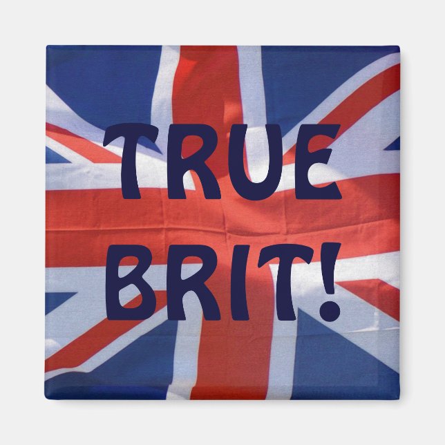 Patriotische Flagge Großbritanniens, Union Jack, G Magnet (Vorne)