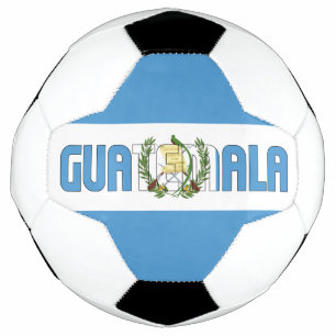 Patriotische Flagge Guatemalas Fußball