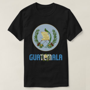 Patriotische Flagge Guatemalas T-Shirt