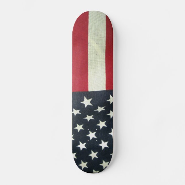 Patriotische Flagge Skateboard (Vorderseite)