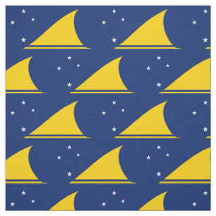 Patriotische Flagge Tokelaus Stoff
