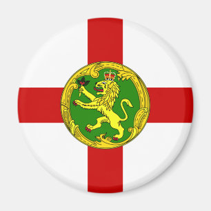Patriotische Flagge von Alderney Magnet