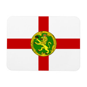 Patriotische Flagge von Alderney Magnet