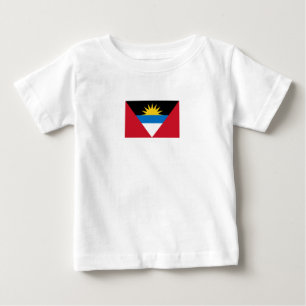 Patriotische Flagge von Antigua und Barbuda Baby T-shirt