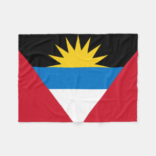 Patriotische Flagge von Antigua und Barbuda Fleecedecke