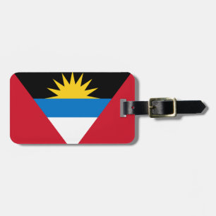 Patriotische Flagge von Antigua und Barbuda Gepäckanhänger