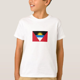 Patriotische Flagge von Antigua und Barbuda T-Shirt