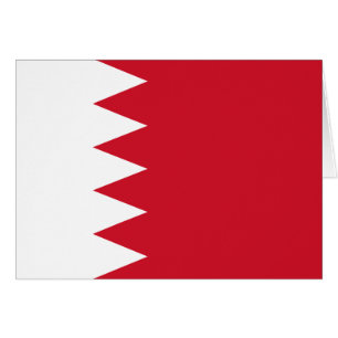 Patriotische Flagge von Bahrain