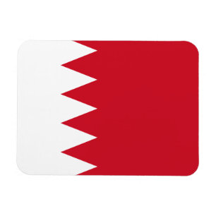 Patriotische Flagge von Bahrain Magnet