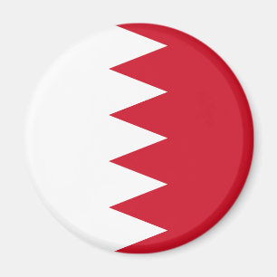 Patriotische Flagge von Bahrain Magnet