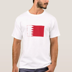 Patriotische Flagge von Bahrain T-Shirt
