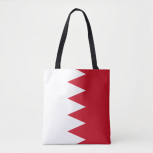 Patriotische Flagge von Bahrain-Tragetasche