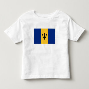 Patriotische Flagge von Barbados Kleinkind T-shirt