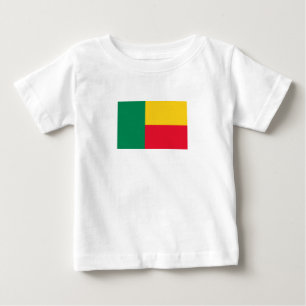 Patriotische Flagge von Benin Baby T-shirt