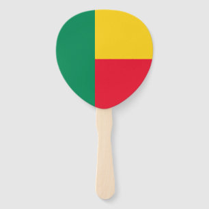 Patriotische Flagge von Benin Fächer