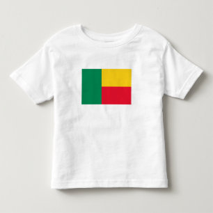 Patriotische Flagge von Benin Kleinkind T-shirt