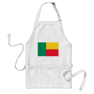 Patriotische Flagge von Benin Schürze