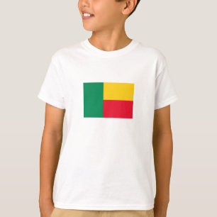 Patriotische Flagge von Benin T-Shirt