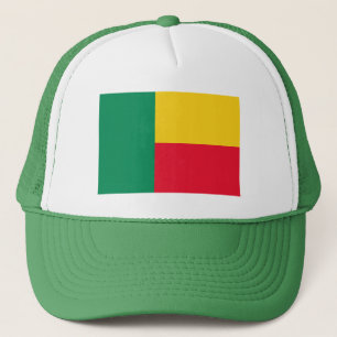 Patriotische Flagge von Benin Truckerkappe