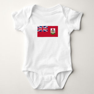 Patriotische Flagge von Bermuda Baby Strampler