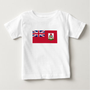 Patriotische Flagge von Bermuda Baby T-shirt
