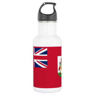 Patriotische Flagge von Bermuda Edelstahlflasche