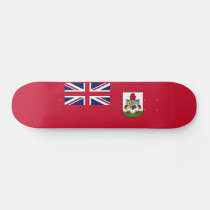 Patriotische Flagge von Bermuda Skateboard