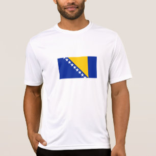 Patriotische Flagge von Bosnien Herzegowina T-Shirt