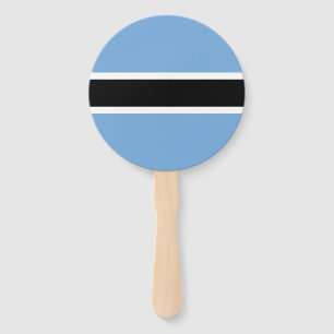 Patriotische Flagge von Botswana Fächer