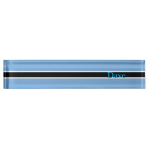 Patriotische Flagge von Botswana Namensplakette