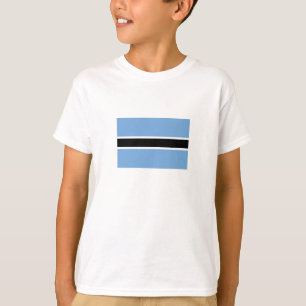 Patriotische Flagge von Botswana T-Shirt