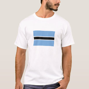 Patriotische Flagge von Botswana T-Shirt