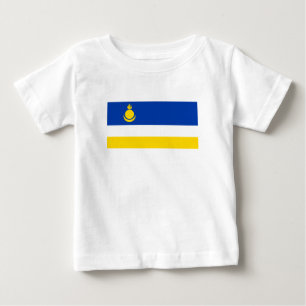 Patriotische Flagge von Burjatien Baby T-shirt
