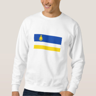 Patriotische Flagge von Burjatien Sweatshirt