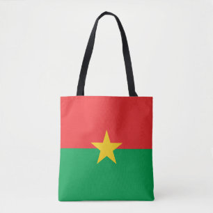 Patriotische Flagge von Burkina Faso
