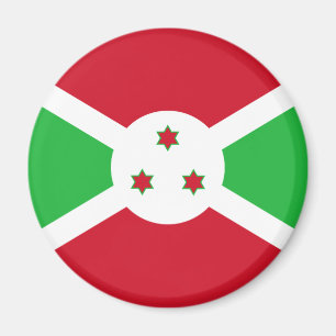 Patriotische Flagge von Burundi Magnet