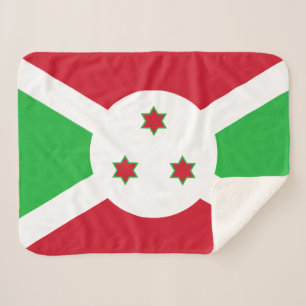 Patriotische Flagge von Burundi Sherpadecke